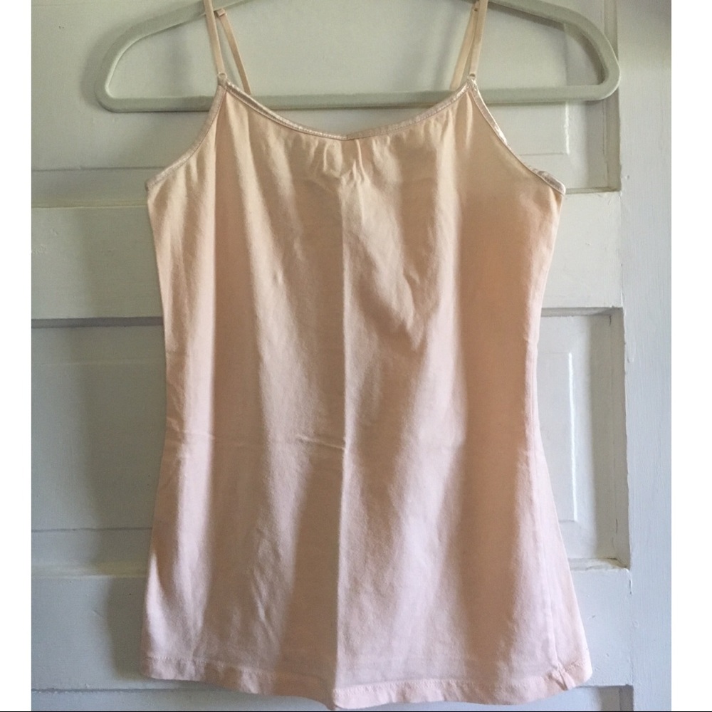 Peach tight tank top